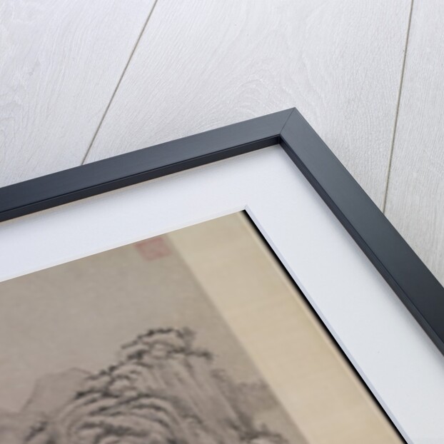 Landscape after Wu Zhen, dated 1695 by Wang Yuanqi