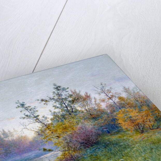 Mill Dam in Traunstein, 1894 by William Stanley Haseltine