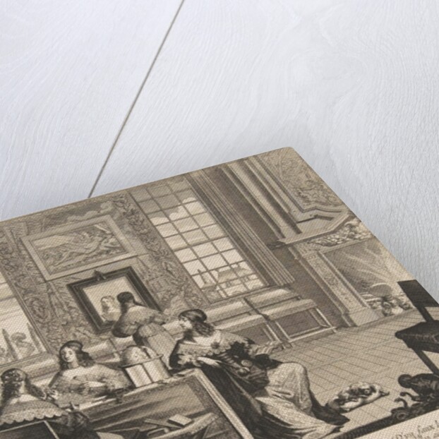 The Foolish Virgins Conversing, ca. 1635 by Abraham Bosse