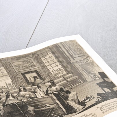 The Foolish Virgins Conversing, ca. 1635 by Abraham Bosse