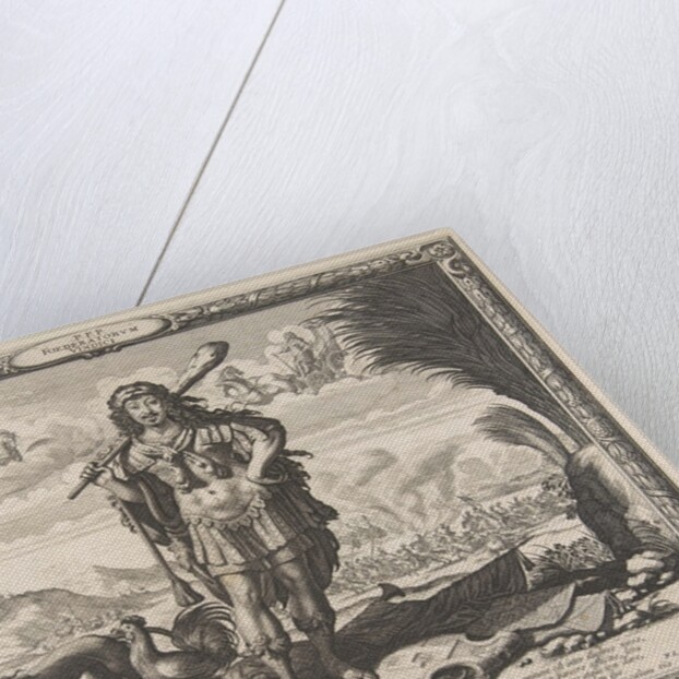 Declaration of War on Spain by Louis XIII: The King as Hercules, ca. 1635 by Abraham Bosse