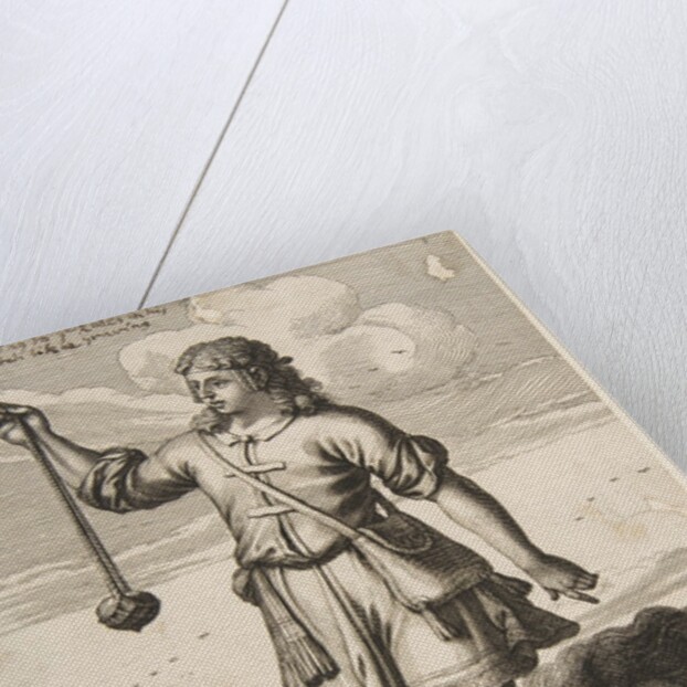 David with the Head of Goliath, 1651 by Abraham Bosse