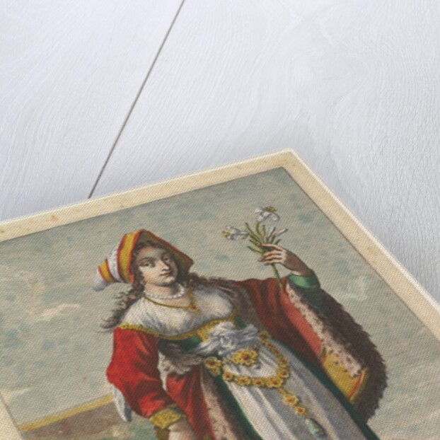 French Judith, an illustration from Pierre Le Moyne's 'La Gallerie des femmes fortes', 1647 by Abraham Bosse