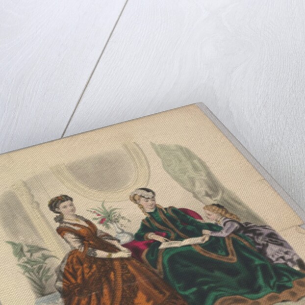 No. 51 from La Mode Illustrée, 1869 by Adèle-Anaïs Colin