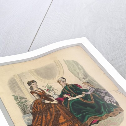 No. 51 from La Mode Illustrée, 1869 by Adèle-Anaïs Colin