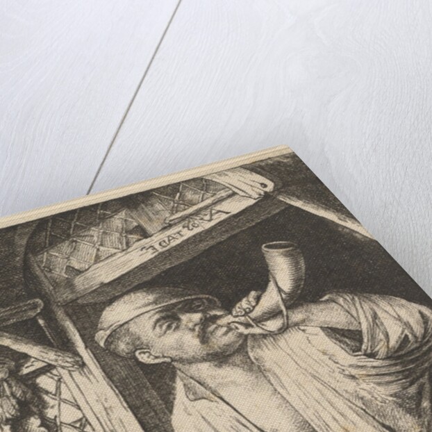 Baker Blowing Horn, 1610-85 by Unknown