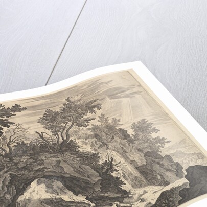 Rocky Landscape with the Stigmatisation of Saint Francis by Aegidius Sadeler II