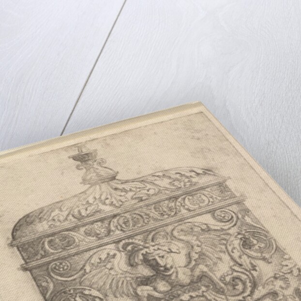 Covered Goblet with Grotesques on a White Background by Albrecht Altdorfer
