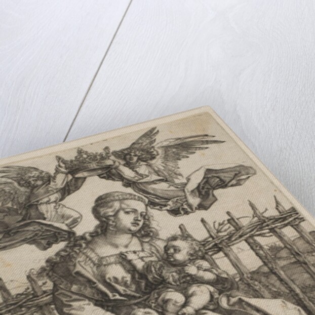 Virgin and Child Crowned by Two Angels, 1518 by Albrecht Dürer
