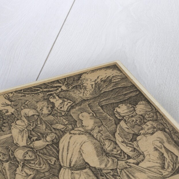 The Deposition, from The Small Passion by Marcantonio Raimondi