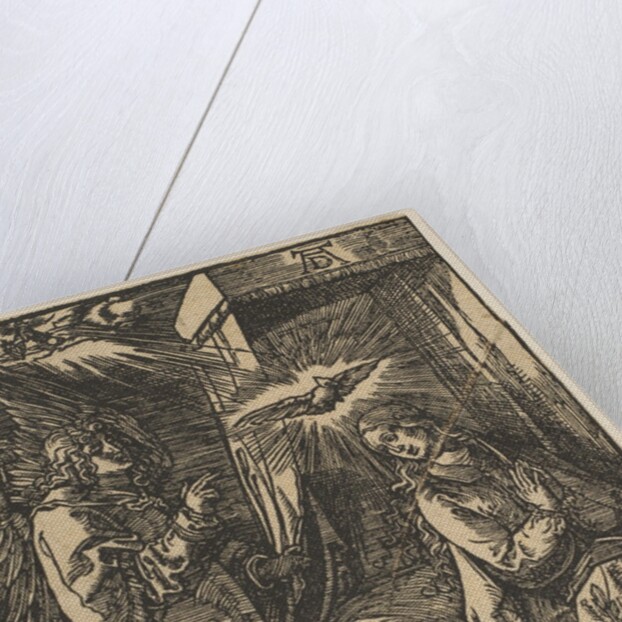 The Annunciation, from the Small Passion, copy by Johann Mommard