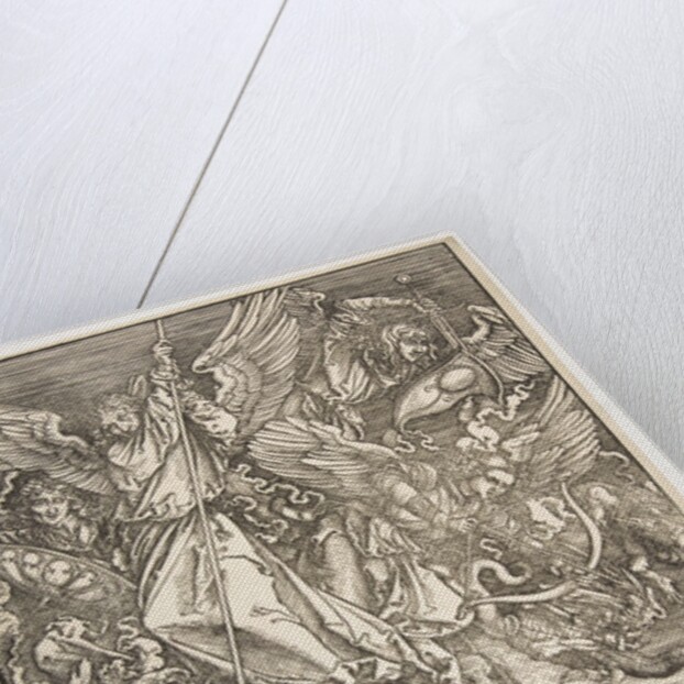 Saint Michael and the Dragon, from The Apocalypse, ca. 1498 by Albrecht Dürer