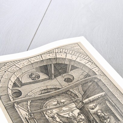 The Annunciation, from The Life of the Virgin, Latin Edition, 1511 by Albrecht Dürer