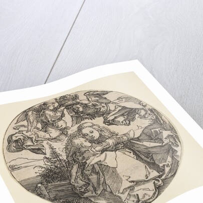 The Virgin and Child Crowned by Two Angels above a Landscape, ca. 1504 by Albrecht Dürer