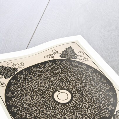 'The Fourth Knot'. Interlaced Roundel with a Round Medallion in its Center, 1521 before by Albrecht Dürer