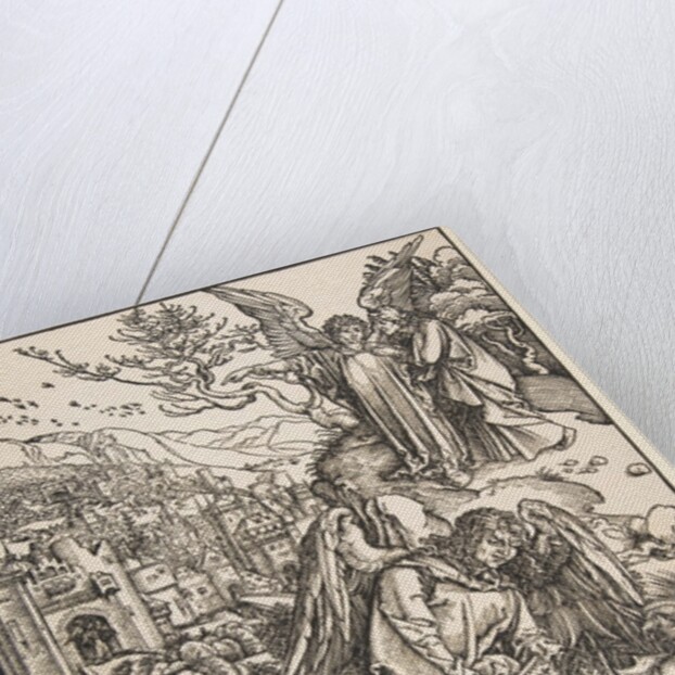 The Angel with the Key to Bottomless Pit, 1511 by Albrecht Dürer