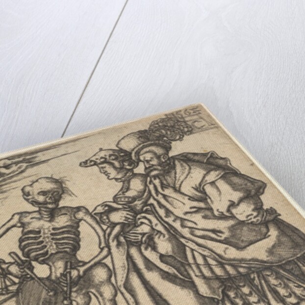 Couple and Death with a Drum, from The Dance of Death by Allaert Claesz