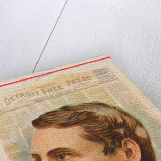 William E. Quinby, Detroit Free Press, from the American Editors series for Allen & G…, 1887 by Allen & Ginter