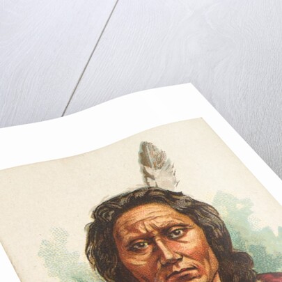 Black Hawk, Dakota Sioux, from the American Indian Chiefs series for Allen & Ginter C…, 1888 by Allen & Ginter