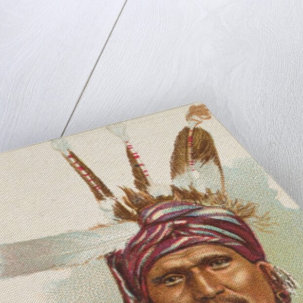 Deer Ham, Ioway, from the American Indian Chiefs series for Allen & Ginter Cigarettes…, 1888 by Allen & Ginter