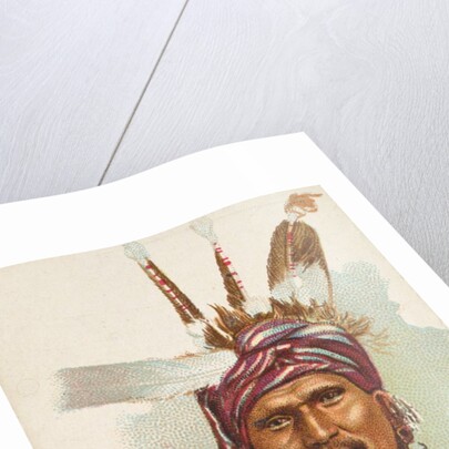 Deer Ham, Ioway, from the American Indian Chiefs series for Allen & Ginter Cigarettes…, 1888 by Allen & Ginter