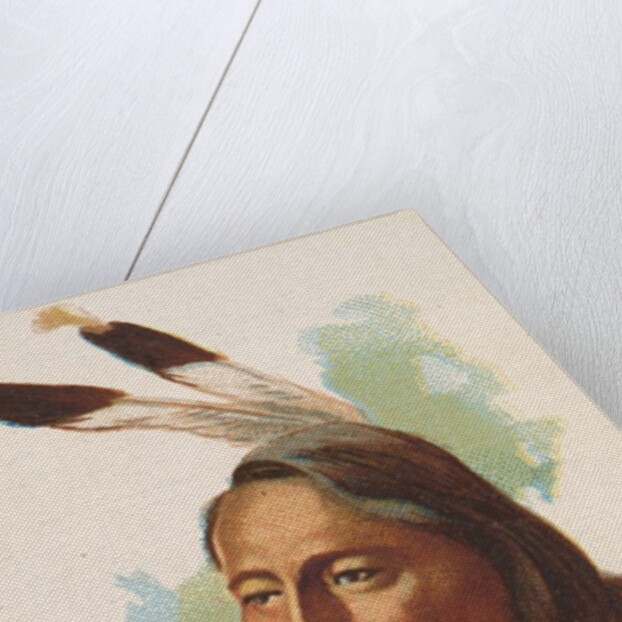 Big Chief, Ponca, from the American Indian Chiefs series for Allen & Ginter Cigarette…, 1888 by Allen & Ginter
