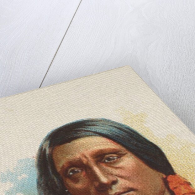 Red Shirt, Dakota Sioux, from the American Indian Chiefs series for Allen & Ginter Ci…, 1888 by Allen & Ginter