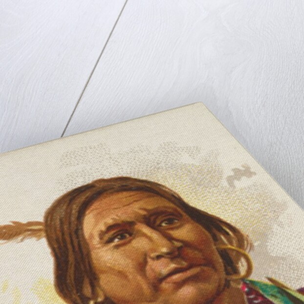 Striker, Apache, from the American Indian Chiefs series for Allen & Ginter Cigarettes…, 1888 by Allen & Ginter