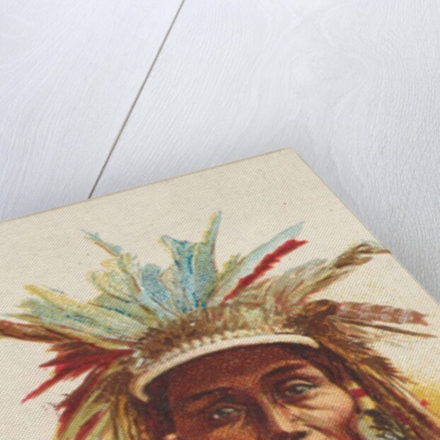 Clam Fish, Warm Springs, from the American Indian Chiefs series for Allen & Ginter Ci…, 1888 by Allen & Ginter