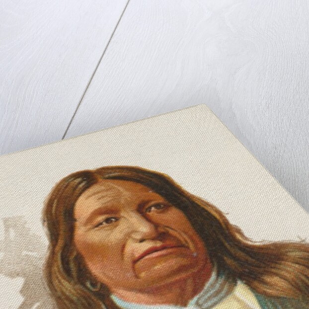 Spotted Tail, Blackfeet Sioux, from the American Indian Chiefs series for Allen & Gin…, 1888 by Allen & Ginter