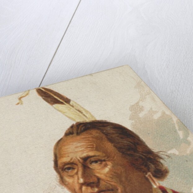Agate Arrow Point, Warm Springs, from the American Indian Chiefs series for Allen & G…, 1888 by Allen & Ginter