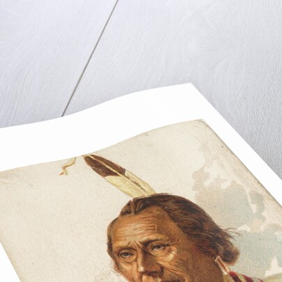 Agate Arrow Point, Warm Springs, from the American Indian Chiefs series for Allen & G…, 1888 by Allen & Ginter