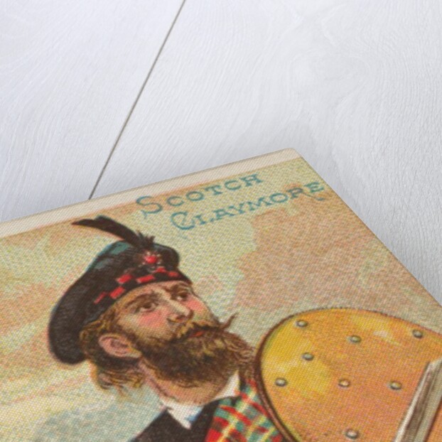 Scotch Claymore, from the Arms of All Nations series for Allen & Ginter Cigarettes Br…, 1887 by Allen & Ginter
