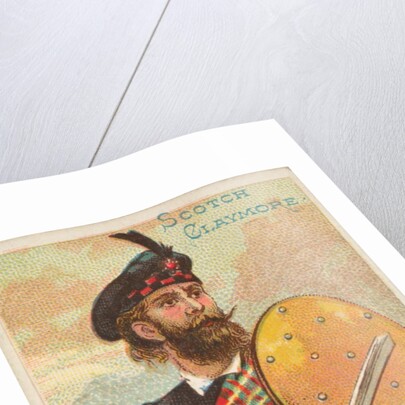 Scotch Claymore, from the Arms of All Nations series for Allen & Ginter Cigarettes Br…, 1887 by Allen & Ginter