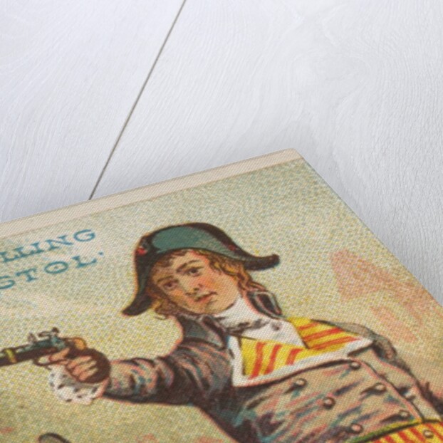 Duelling Pistol, from the Arms of All Nations series for Allen & Ginter Cigarettes Br…, 1887 by Allen & Ginter