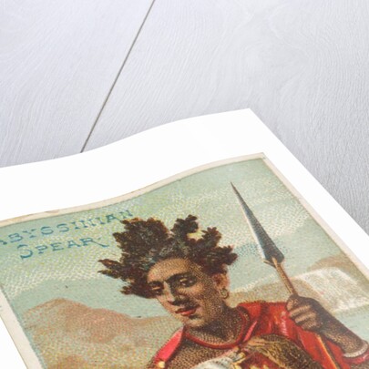 Abyssinian Spear, from the Arms of All Nations series for Allen & Ginter Cigarettes B…, 1887 by Allen & Ginter