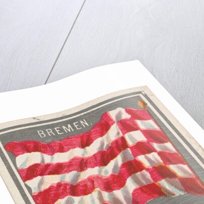 Bremen, from the City Flags series for Allen & Ginter Cigarettes Brands, 1887 by Allen & Ginter