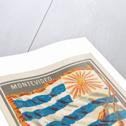 Montevideo, from the City Flags series for Allen & Ginter Cigarettes Brands, 1887 by Allen & Ginter
