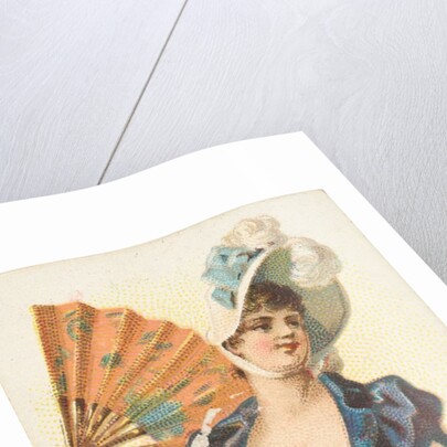 Plate 7, from the Fans of the Period series for Allen & Ginter Cigarettes Brands, 1889 by Allen & Ginter
