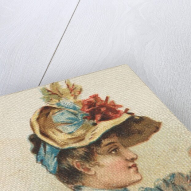 Plate 21, from the Fans of the Period series for Allen & Ginter Cigarettes Brands, 1889 by Allen & Ginter