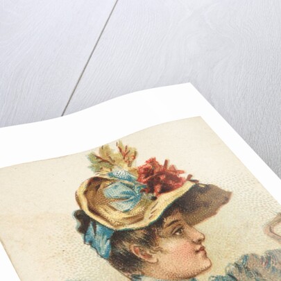 Plate 21, from the Fans of the Period series for Allen & Ginter Cigarettes Brands, 1889 by Allen & Ginter