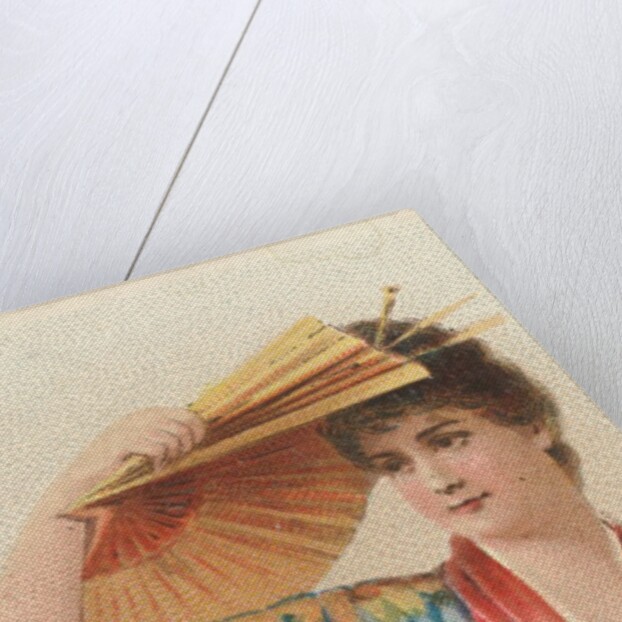 Plate 43, from the Fans of the Period series for Allen & Ginter Cigarettes Brands, 1889 by Allen & Ginter