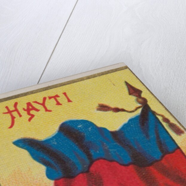 Haiti, from Flags of All Nations, Series 1 for Allen & Ginter Cigarettes Brands, 1887 by Allen & Ginter