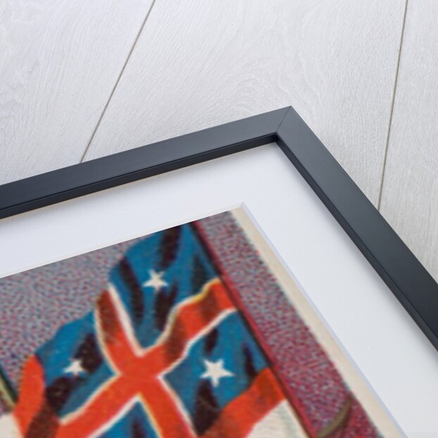 New Zealand, from Flags of All Nations, Series 1 for Allen & Ginter Cigarettes Brands, 1887 by Allen & Ginter