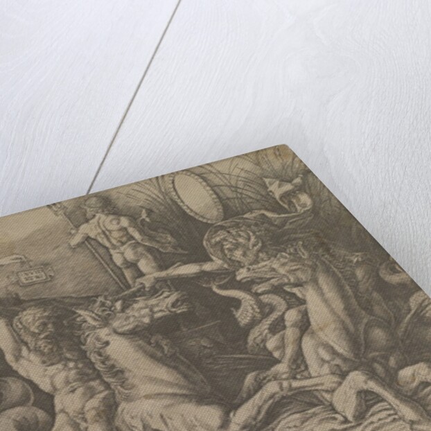The Battle of the Sea Gods, ca. 1485-88 by Andrea Mantegna