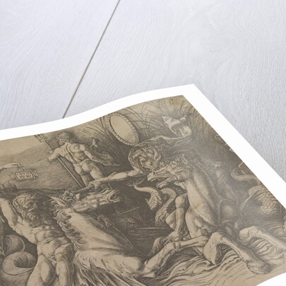 The Battle of the Sea Gods, ca. 1485-88 by Andrea Mantegna
