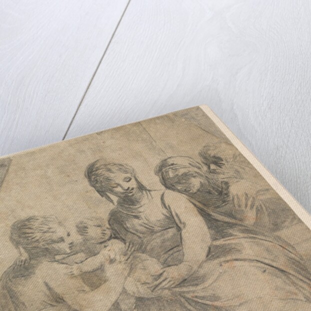 The Virgin and Child accompanied by saints, ca. 1540-50 by Andrea Schiavone