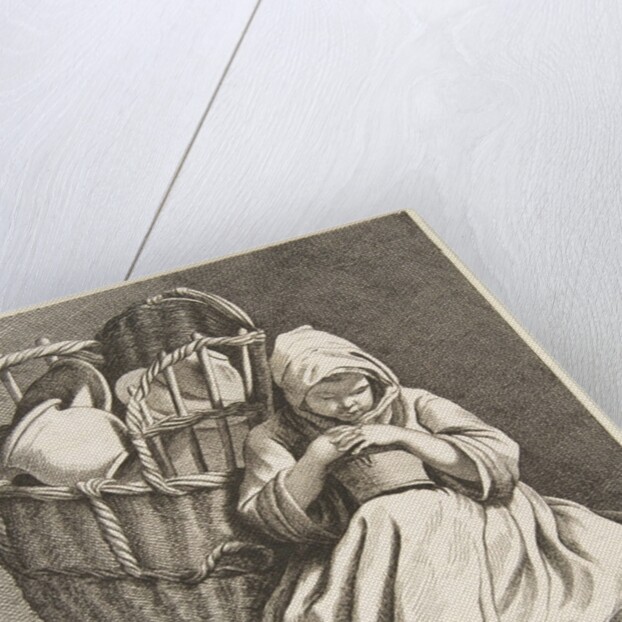 Pottery Peddler, 1738 by Caylus