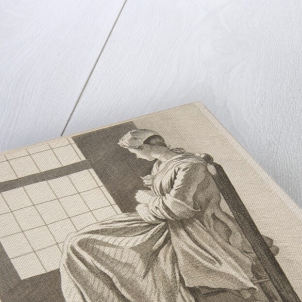 Sewing Apprentice, 1737 by Caylus