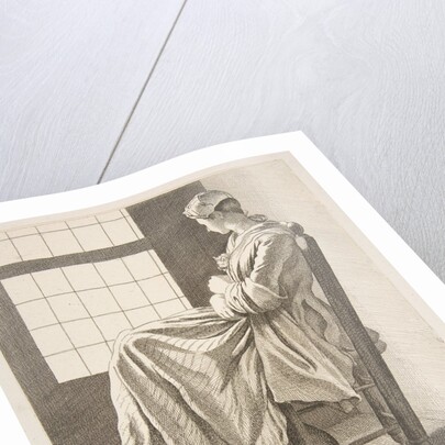Sewing Apprentice, 1737 by Caylus